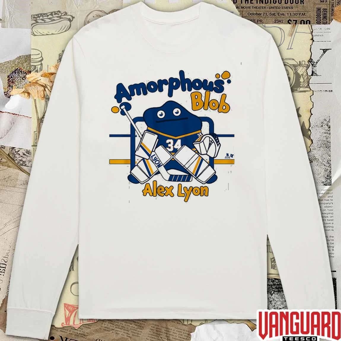 Alex Lyon Amorphous Blob Buffalo Sabres NHL Signature t-shirt