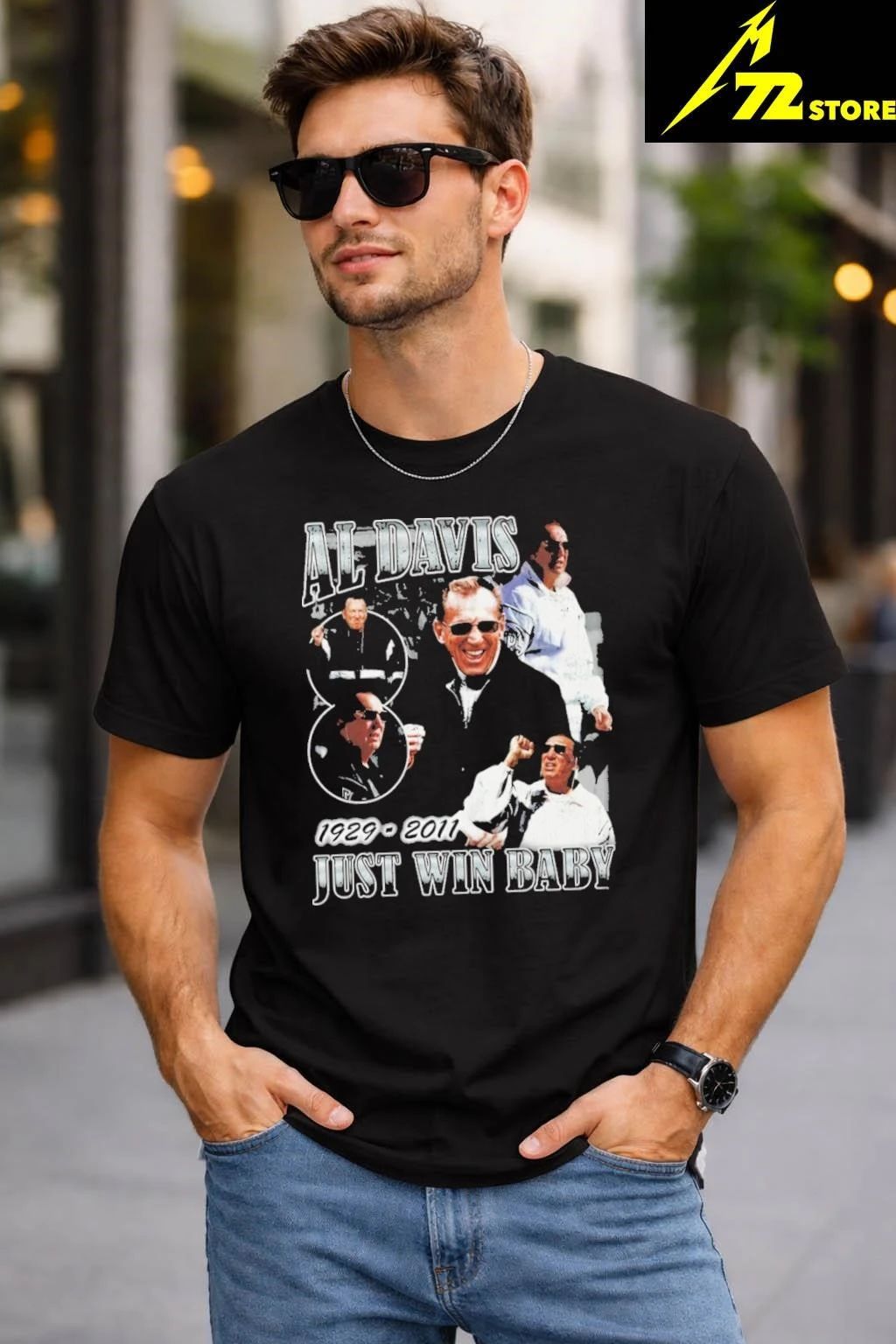 Tj Leota Al Davis 1929 2011 Just Win Baby Shirt