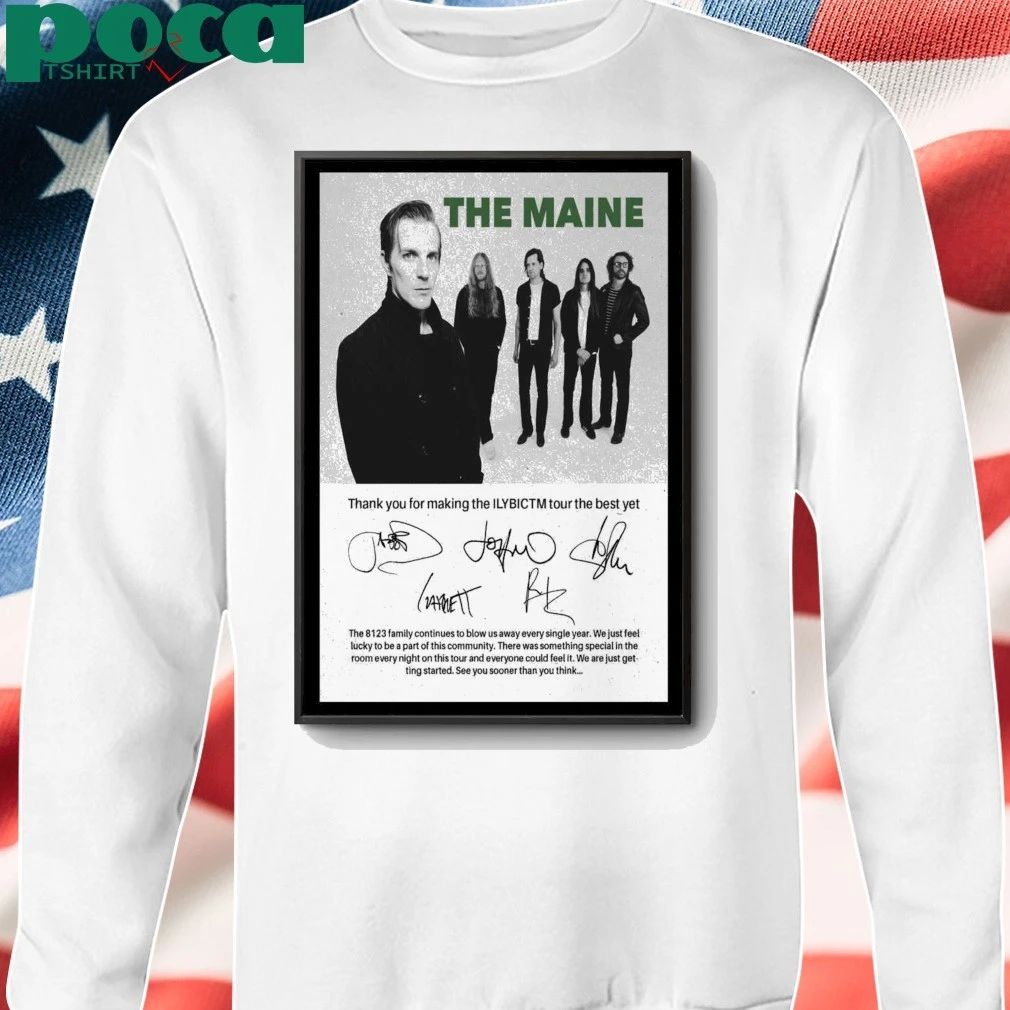 Poster 2026 Signed The Maine Tour ILYBICTM New shirt