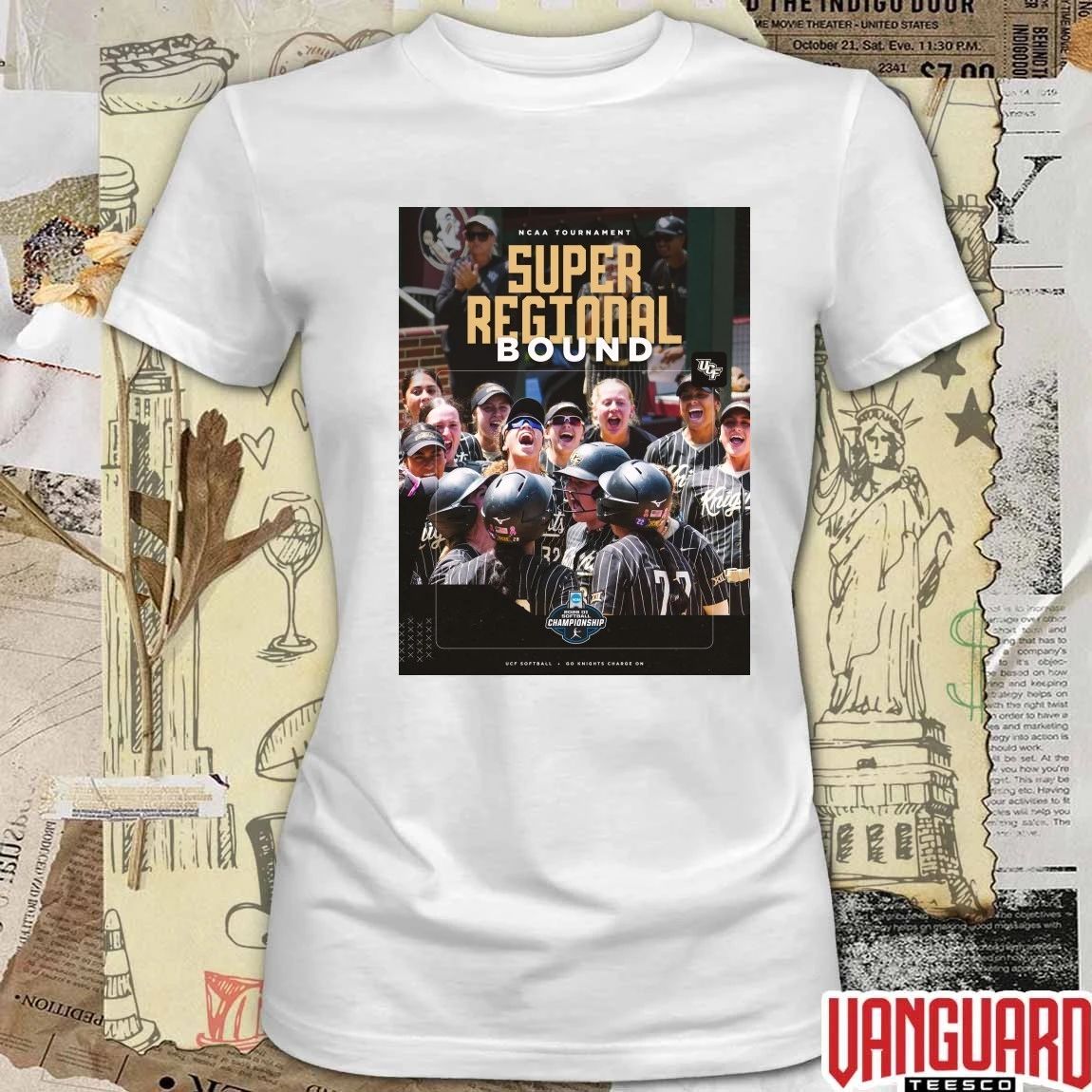 UCF Softball 2026 NCAA Tournament Super Regionals Bound Poster t-shirt
