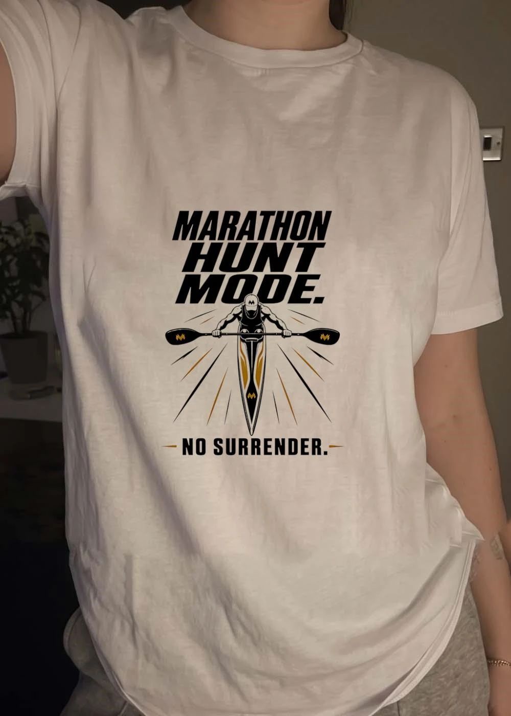 Marathon Hunt Mode Kayaker No Surrender 2026 Race Paddling Shirt