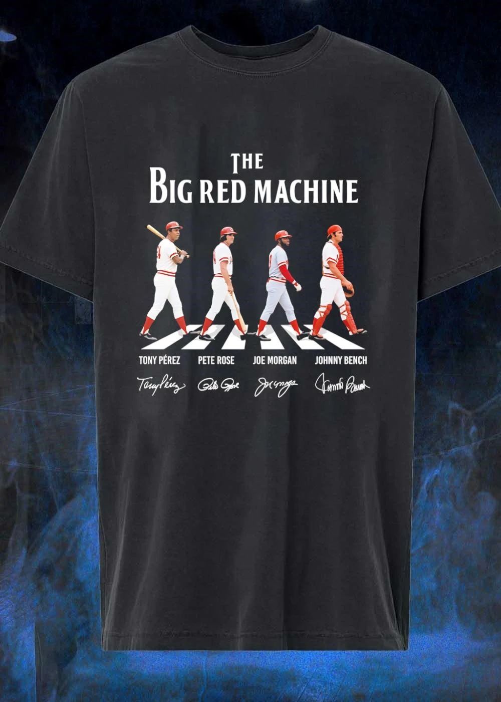 Tony Pérez Pete Rose Joe Morgan Johnny Bench Walking The Big Red Machine Shirt