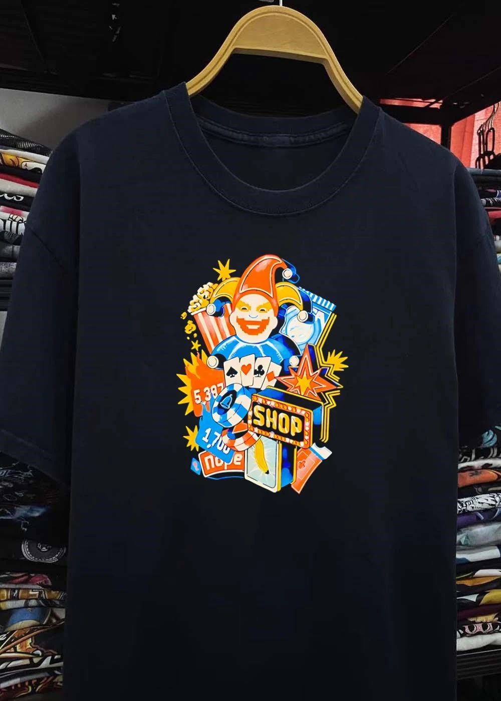 Jester Gambling Fun 5387 1700 Nope Shop Banana T-Shirt
