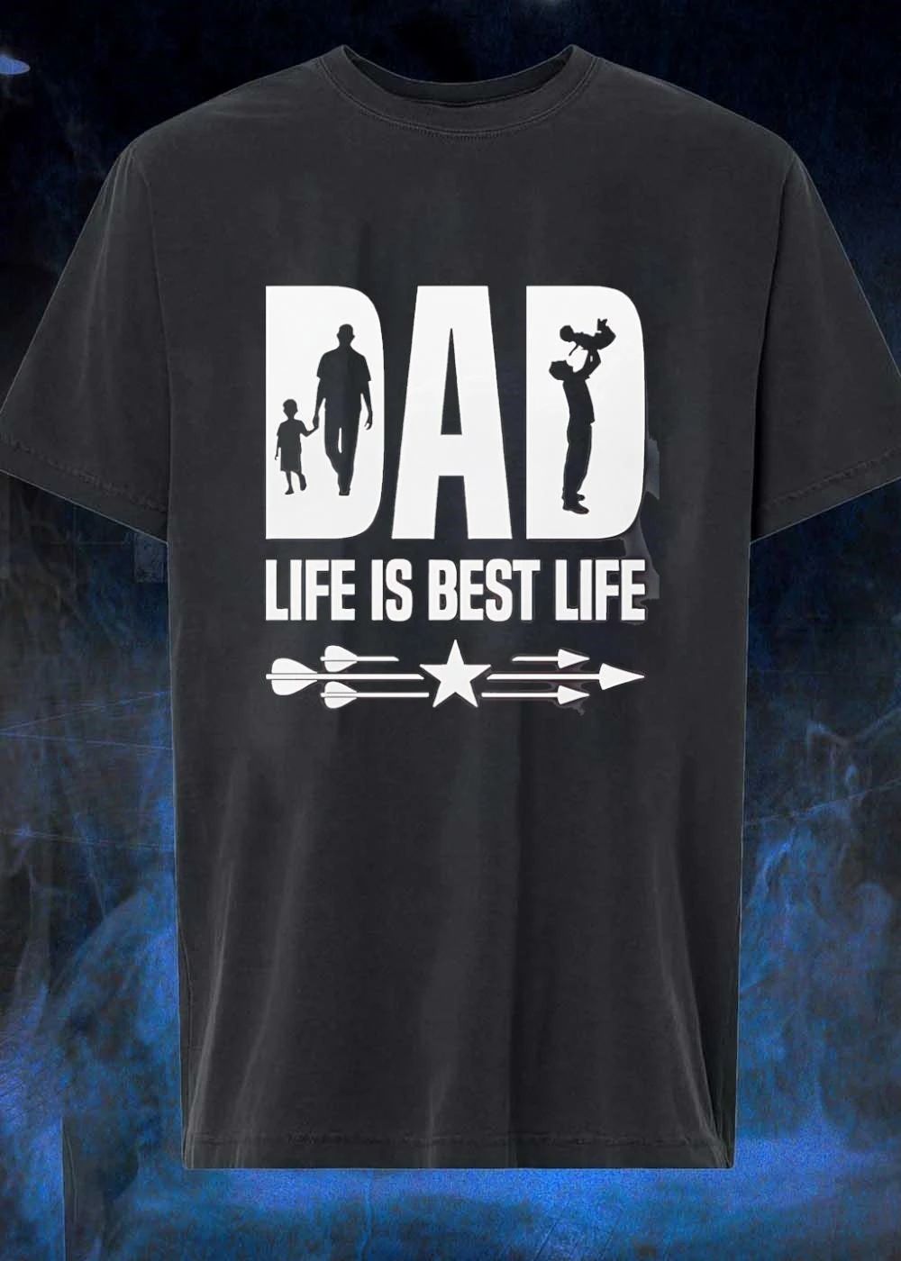 Dad Life is Best Life Arrow Fatherhood Child T-Shirt