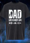 Dad Life is Best Life Arrow Fatherhood Child T-Shirt