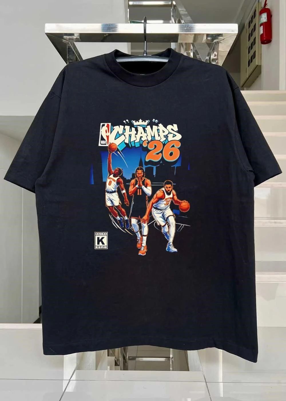 Knicks NBA Champs 26 Basketball Players Performance T-Shirt