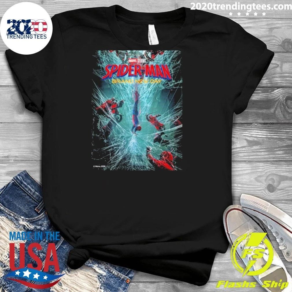 Spider-Man Brand New Day Spider-Man Vs The Hand Web Tornado Shirt