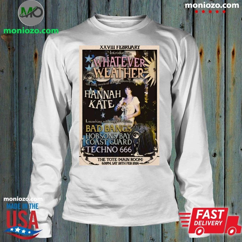 Hannah Kate Feb 28 2026 Poster The Big Announcement Shirt