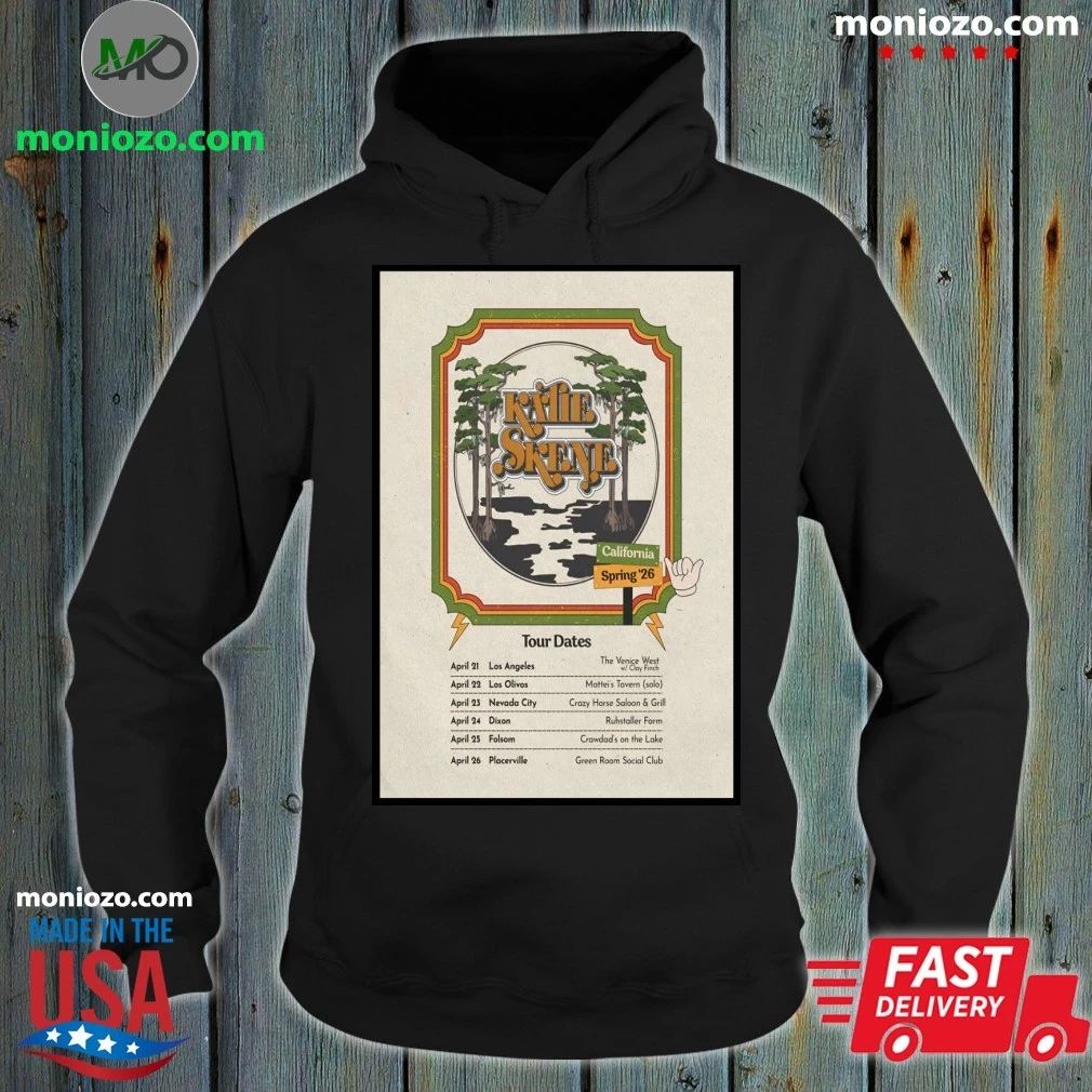 Kalie Skene Spring California 2026 Tour Poster Shirt