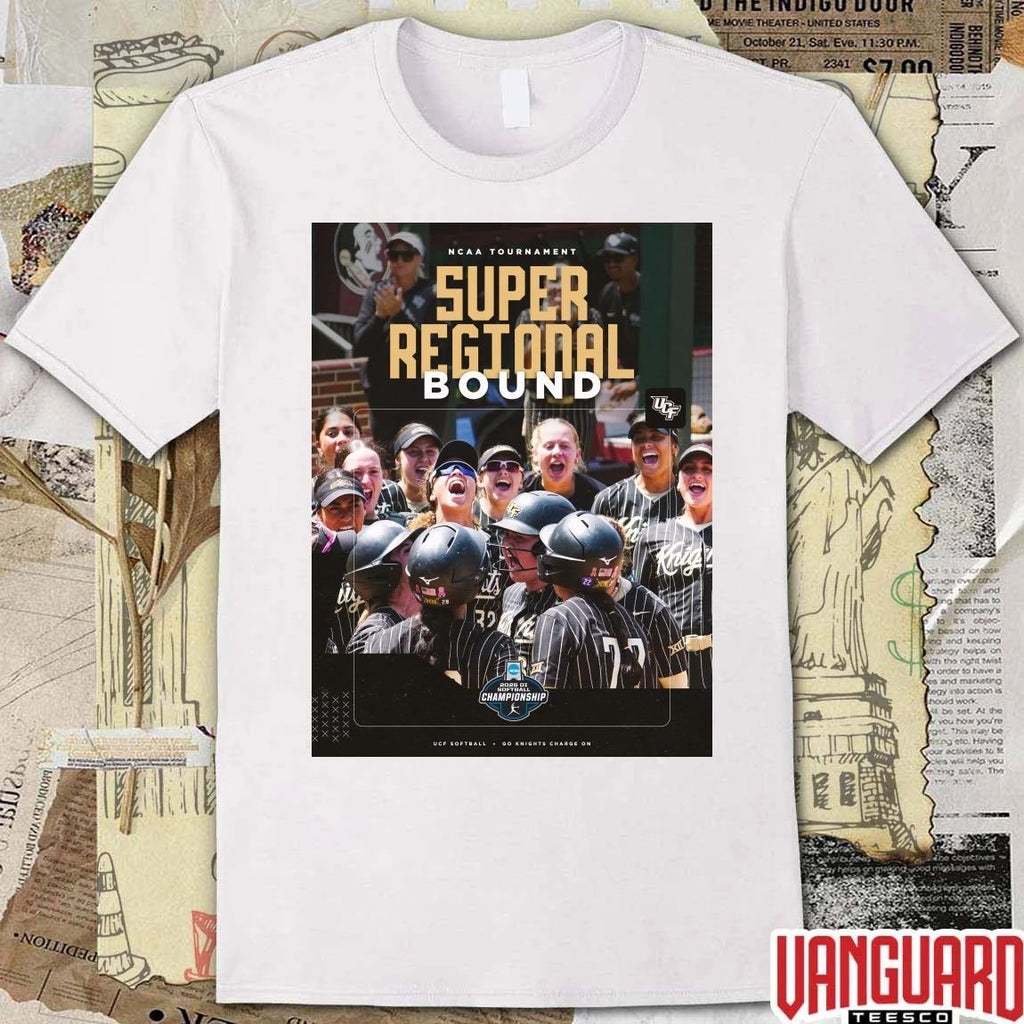 UCF Softball 2026 NCAA Tournament Super Regionals Bound Poster t-shirt