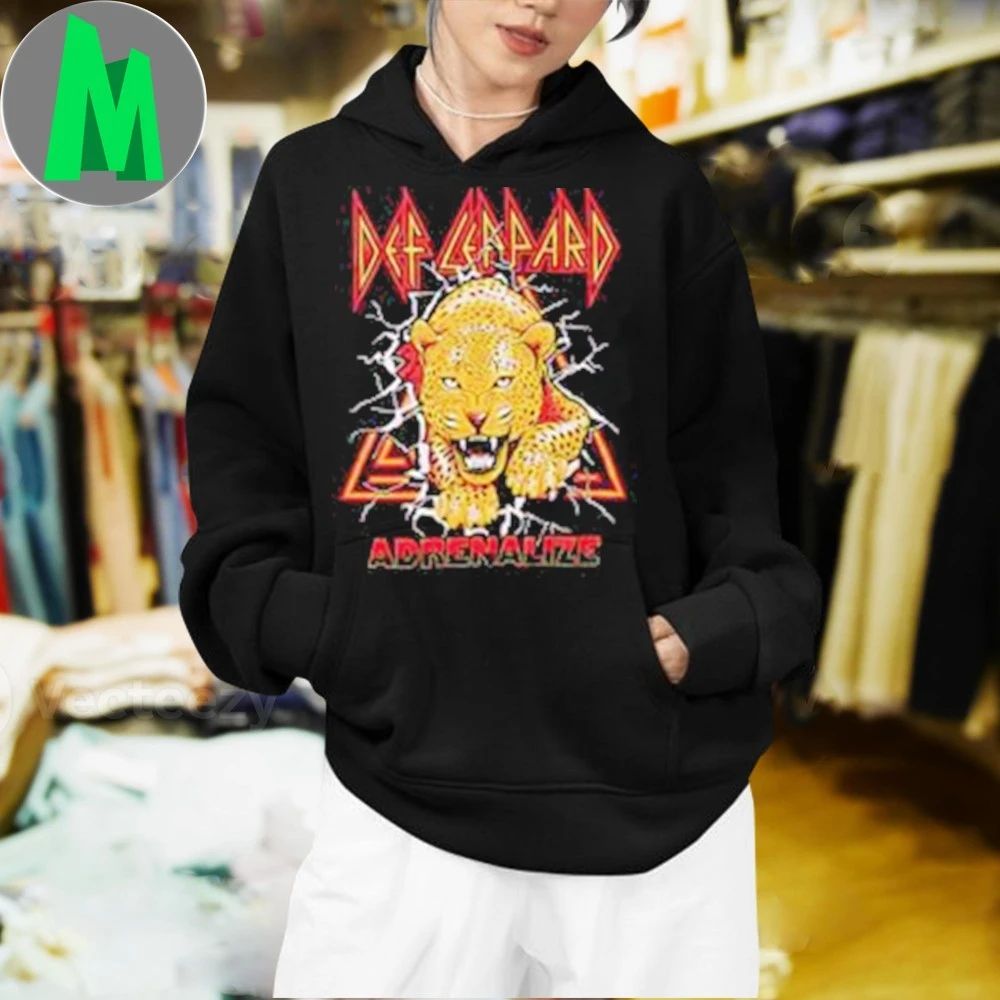 Def Leppard Adrenalize Leopard Shirt