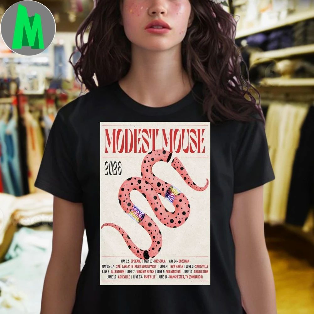 Modest Mouse Tour 2026 Poster Shirt