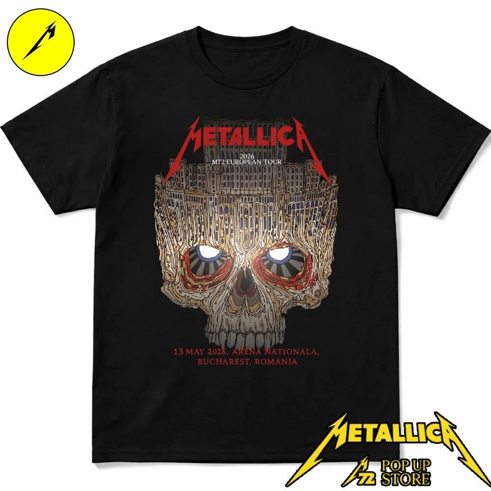 Metallica 2026 M72 European Tour May 13, 2026 Arena nationala, Bucharest , Romania by Matei Apostolescu Shirt