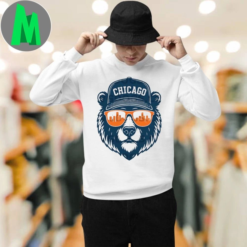 Chicago Bear Football Face Shirt