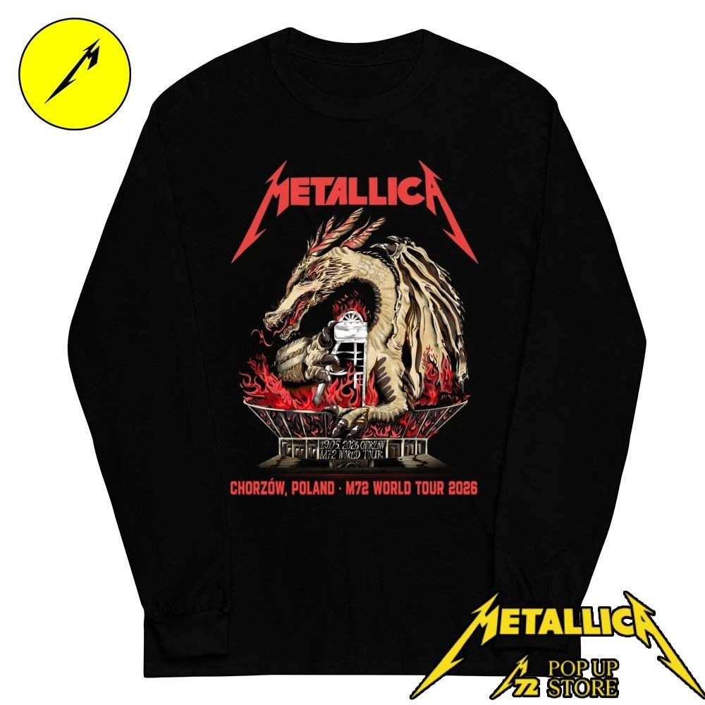 Metallica Chorzów Stadion Śląski, Poland May 9, 2026 Gojira and Knocked Loose By Karol Banach Shirt