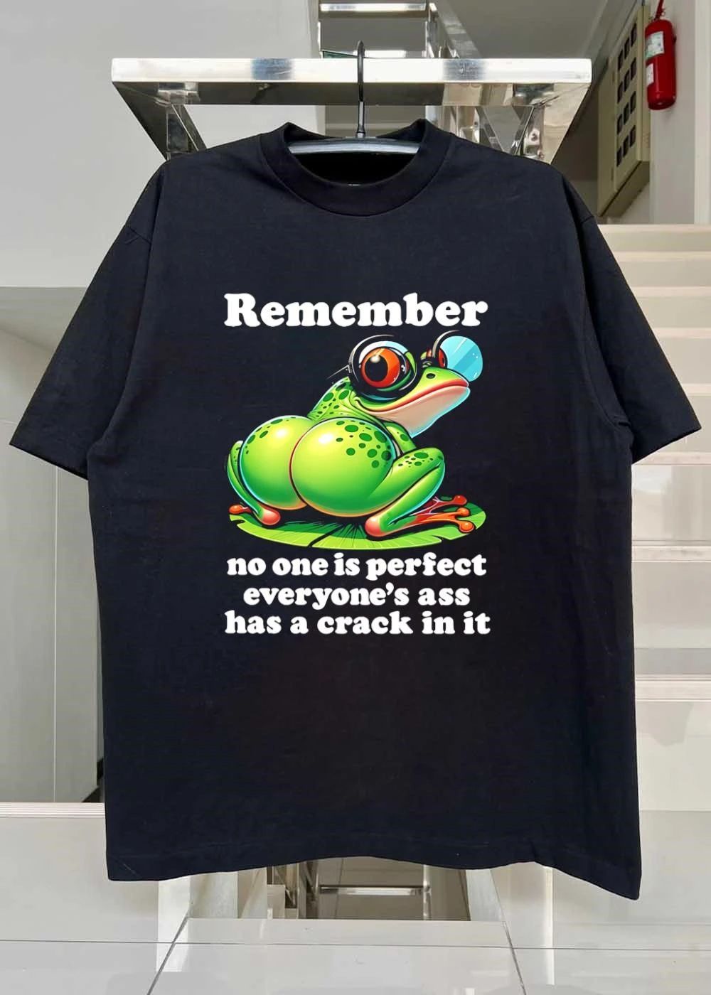 Remember Frog With Glasses Ass Crack Shirt