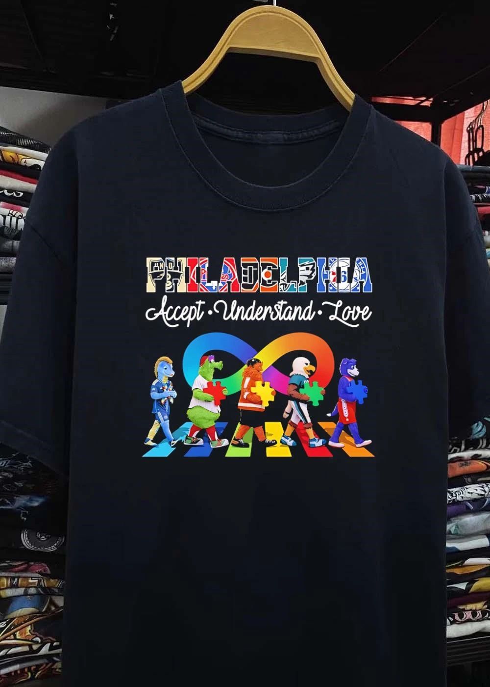 Accept Understand Love Philadelphia Mascots Shirt