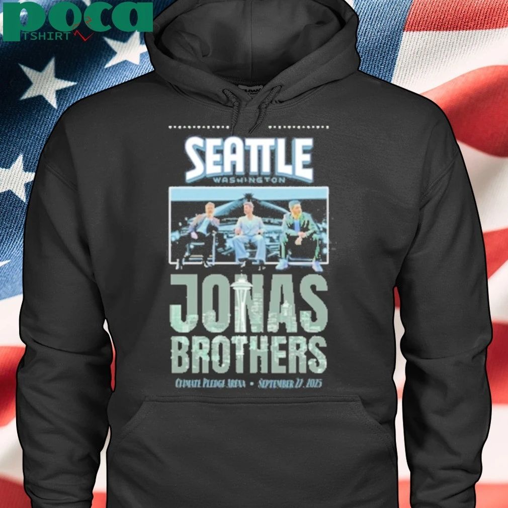 Jonas Brothers Seattle Washington Climate Pledge Arena Tour Shirt