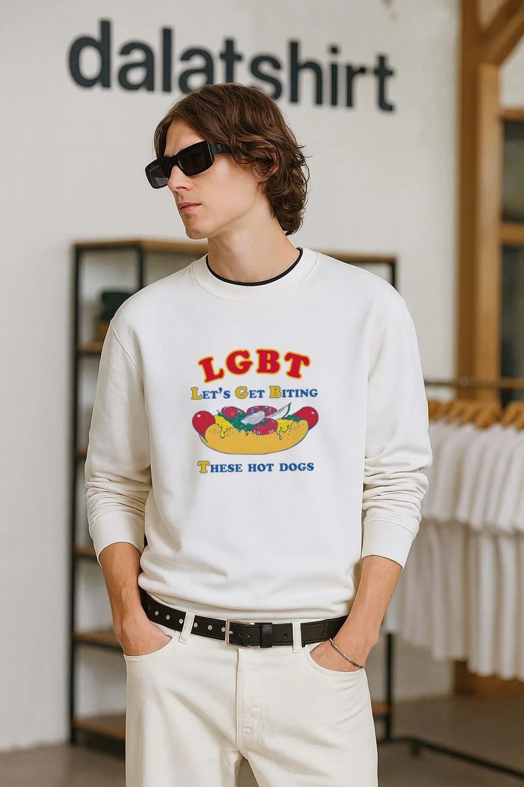 LGBT Let’s Get Biting These Hot Dogs shirt