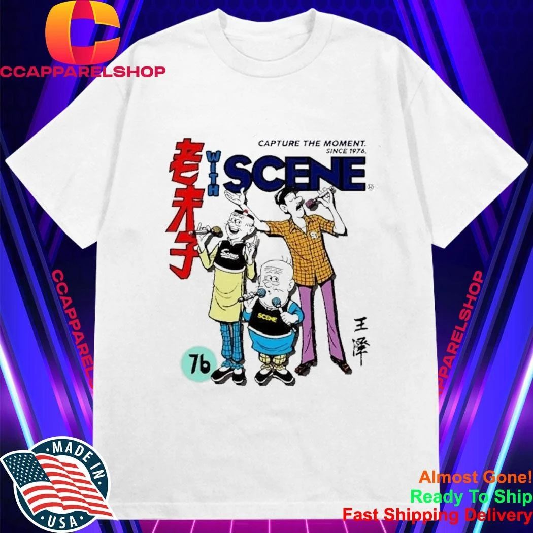 Old Master Q Cartoon Scene Capture The Moment Shirt