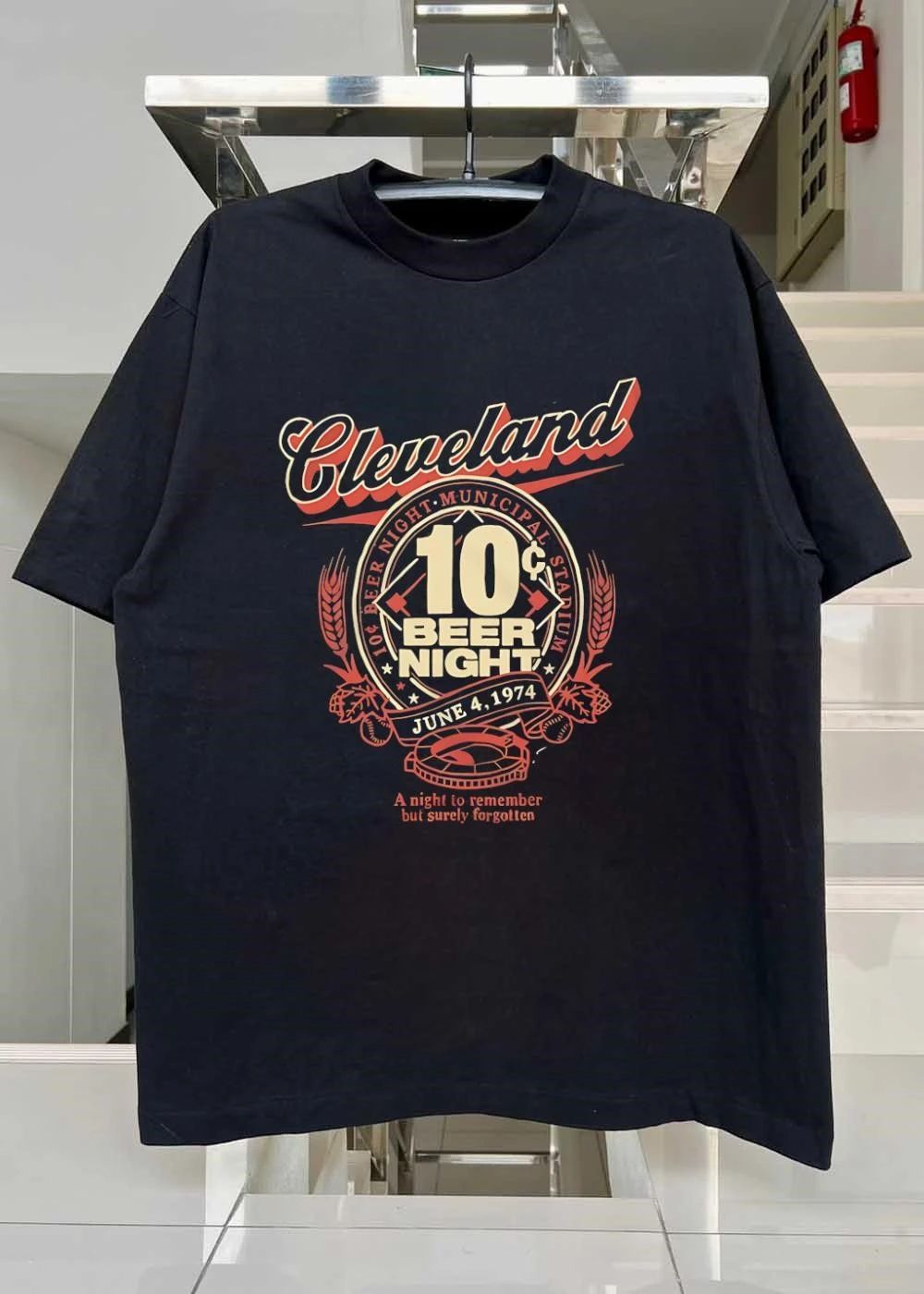 Cleveland 10 Cent Beer Night June 4 1974 Stadium shirt