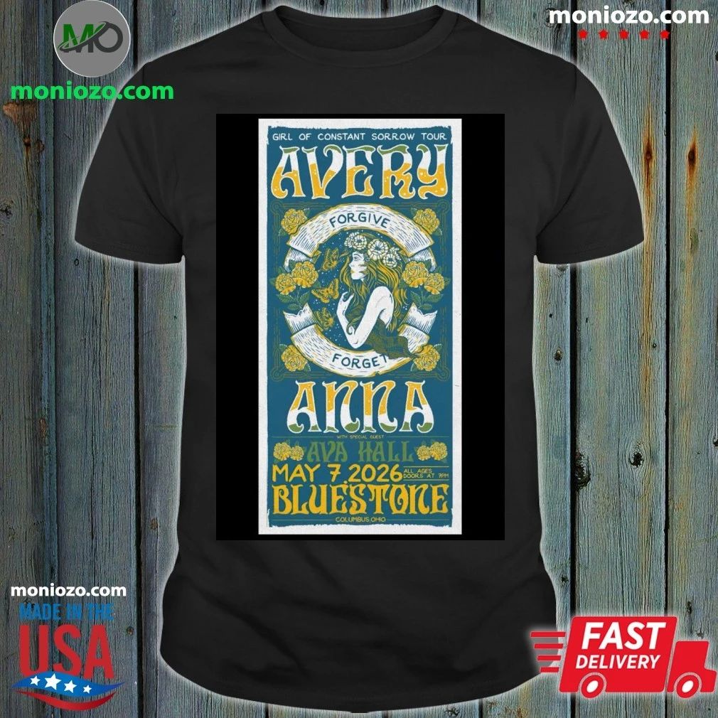 Original Avery Anna And Ava Hall In Columbus OH On May 7 2026 Tour Poster Shirt