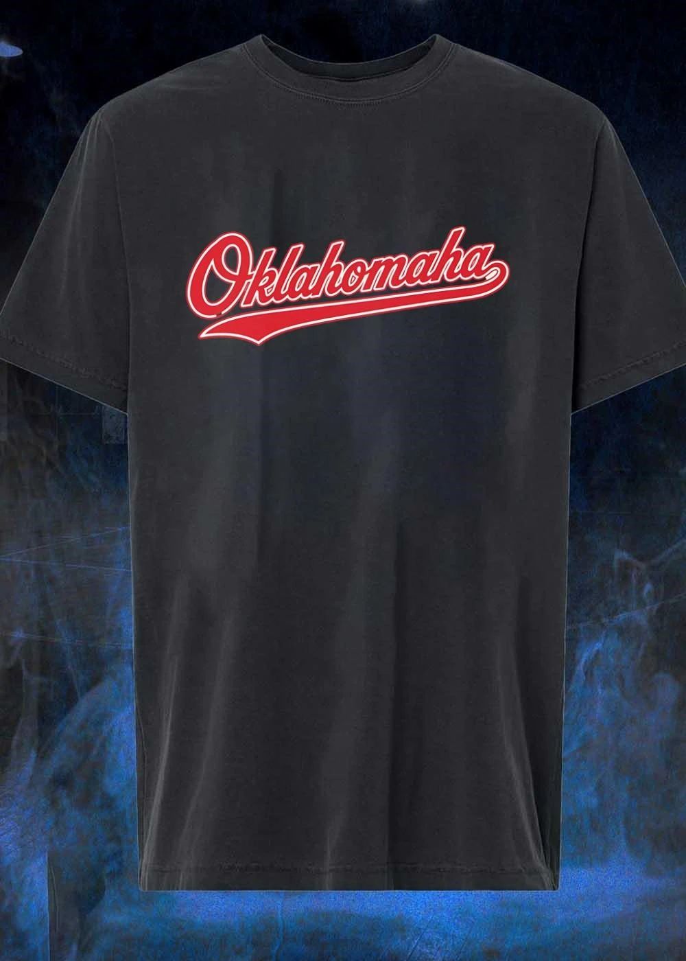 Oklahomaha Apparel Official Oklahomaha Script Logo T-Shirt