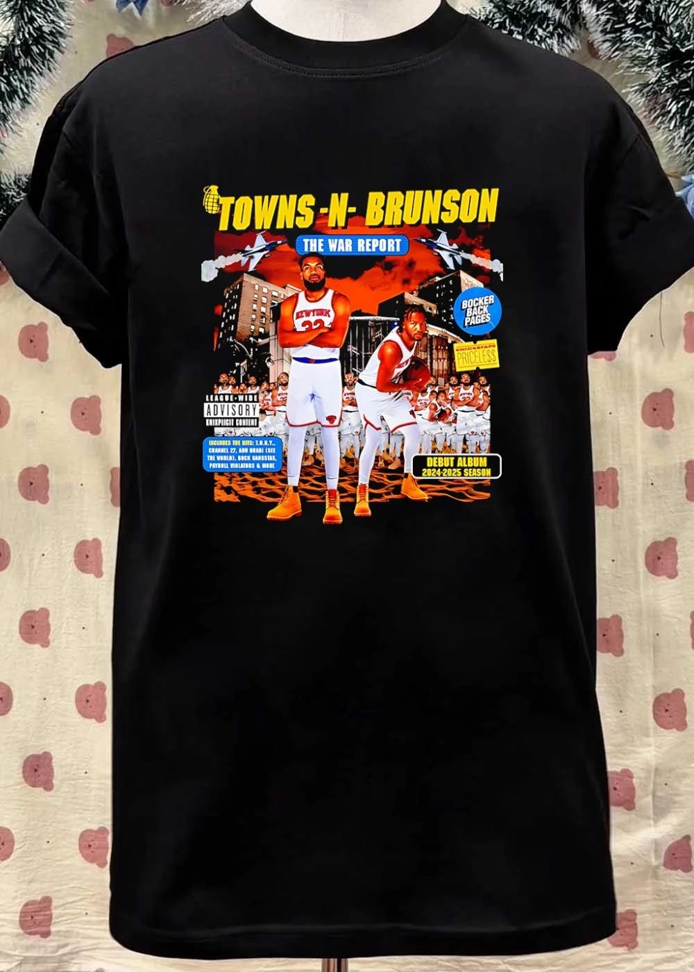 Towns-N-Brunson The War Report Knicks T-Shirt