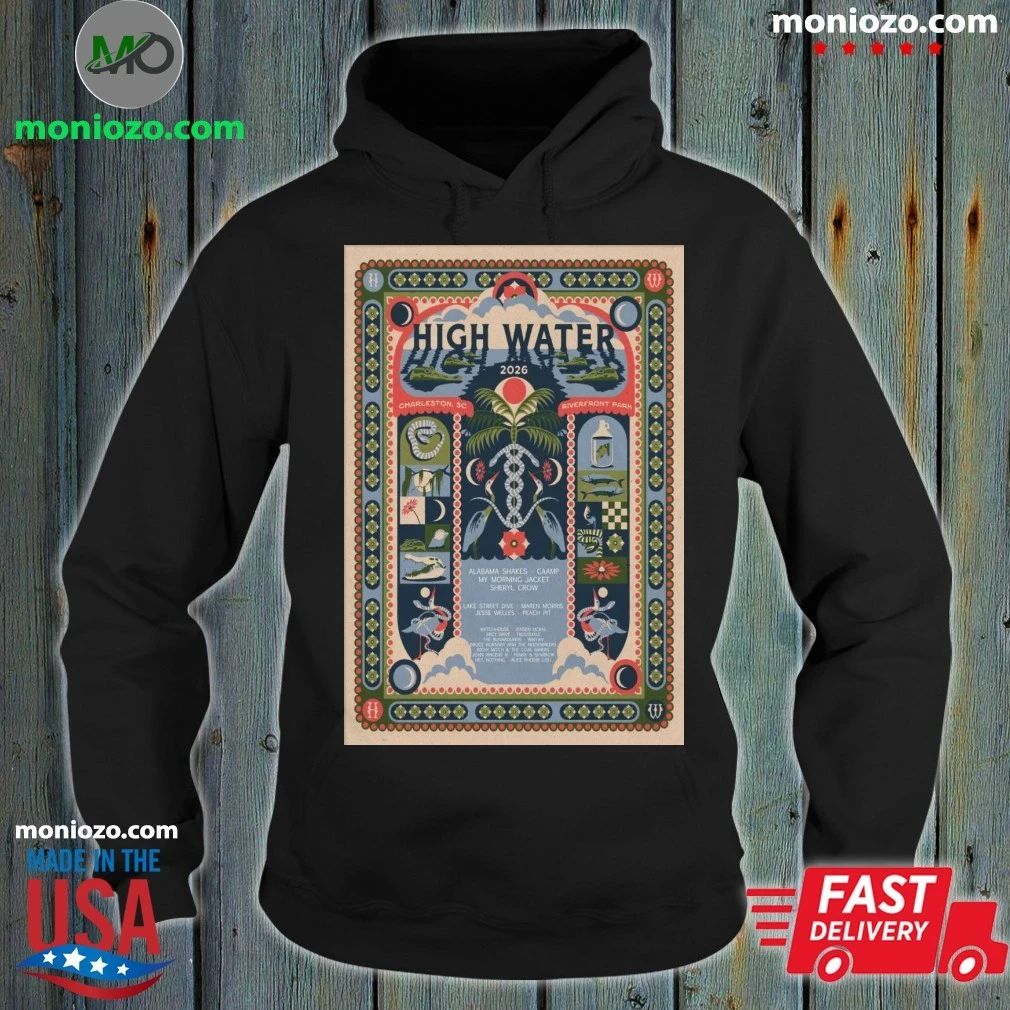Original High Water Festival North Charleston SC 4 18-4 19 2026 Poster Shirt