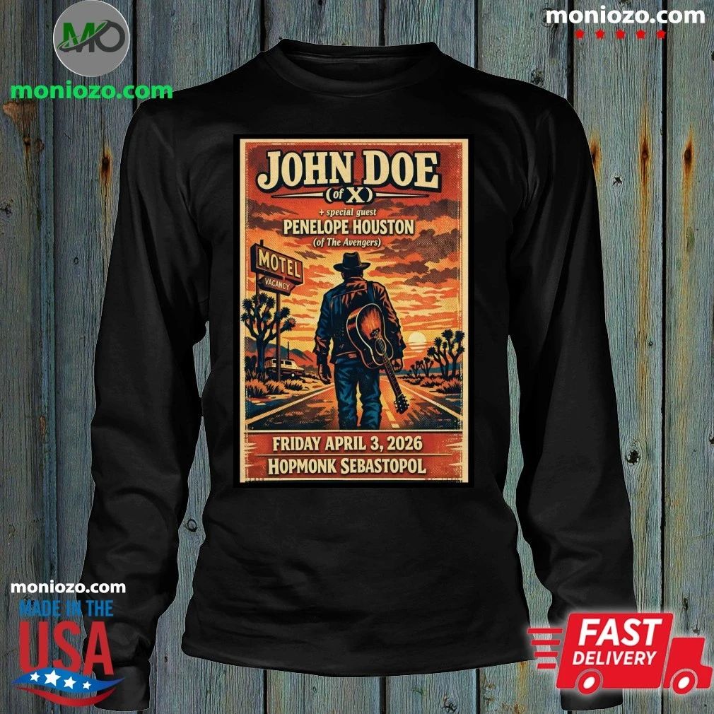 John Doe Sebastopol CA April 3 2026 Poster Shirt