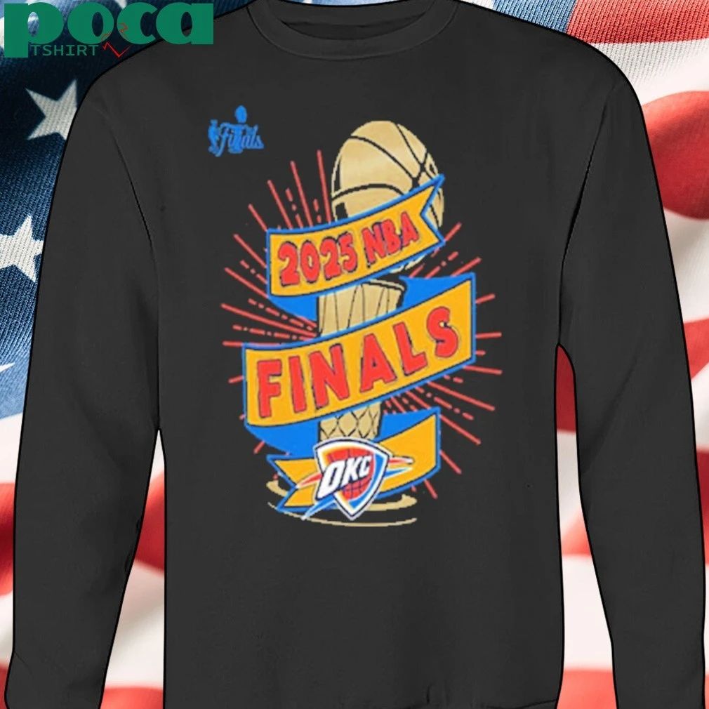 Oklahoma City Thunder BLACK 2025 Finals Participant Clutch shirt