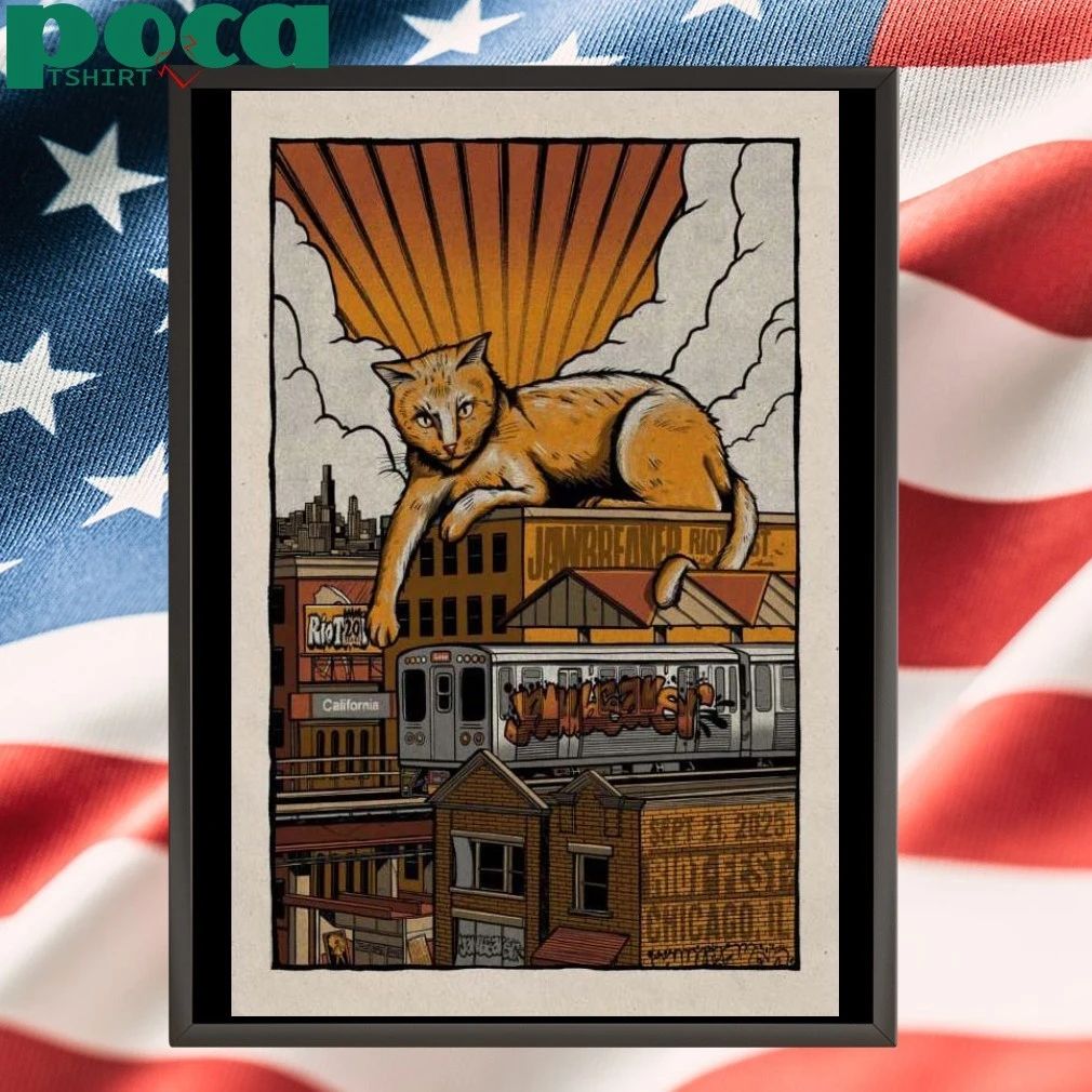 Jawbreaker Douglass Park Chicago Concert Sept 21 2025 Poster T-shirt