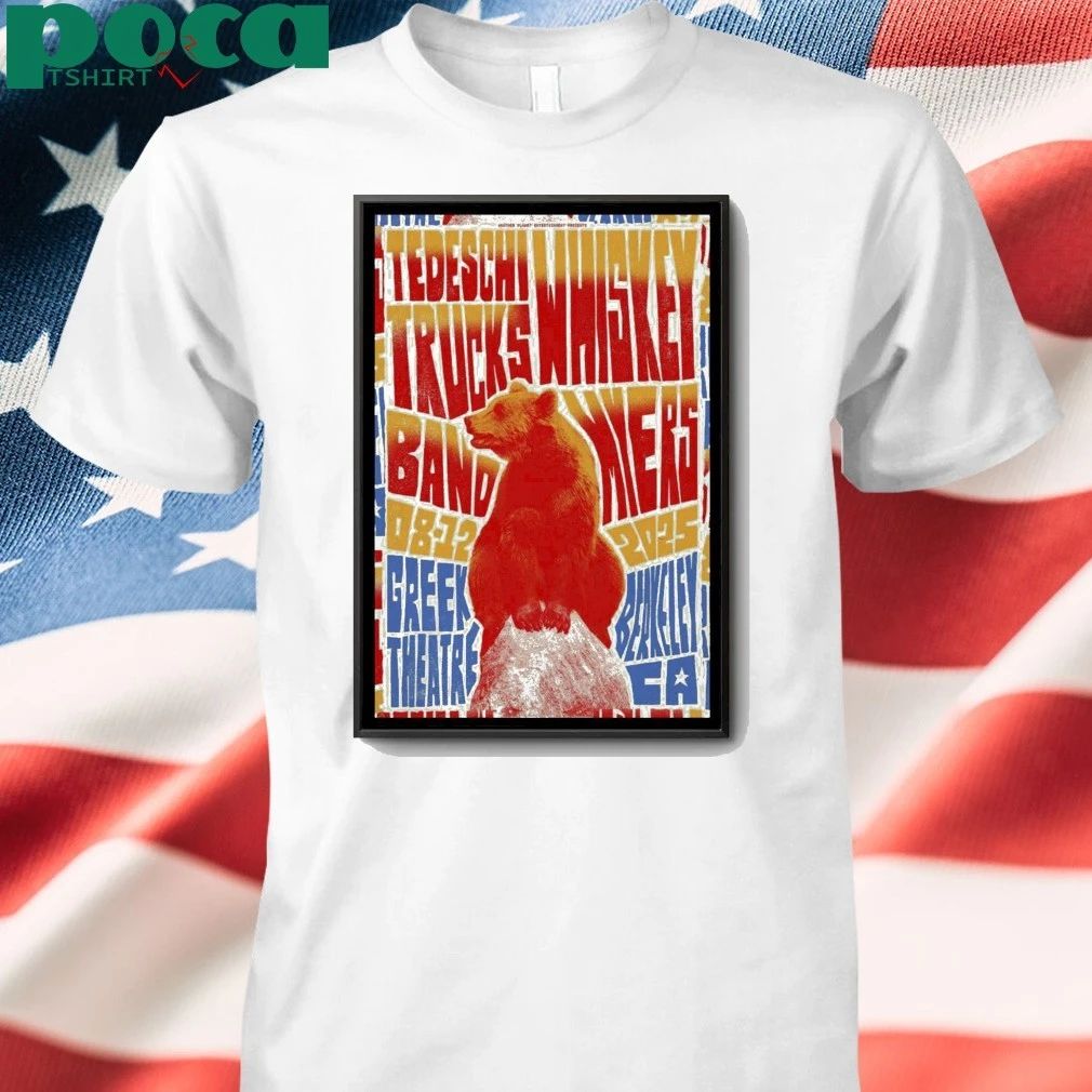 Funny Tedeschi Trucks Band Show 2025 Berkeley CA Poster shirt
