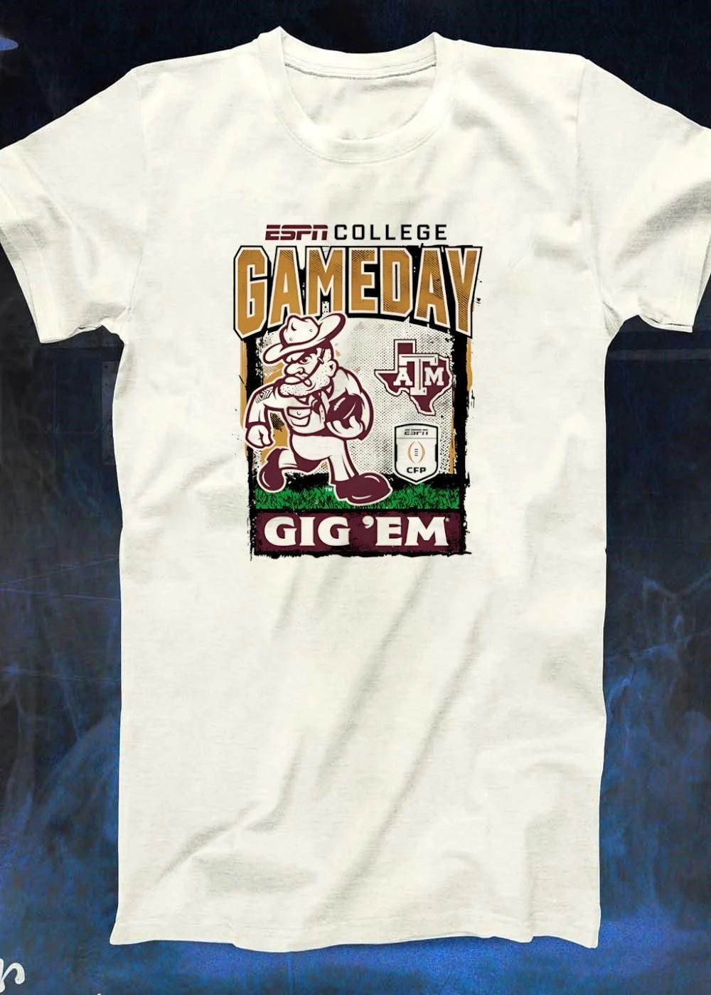 ESPN College GameDay Texas A&M Gig Em Football T-Shirt