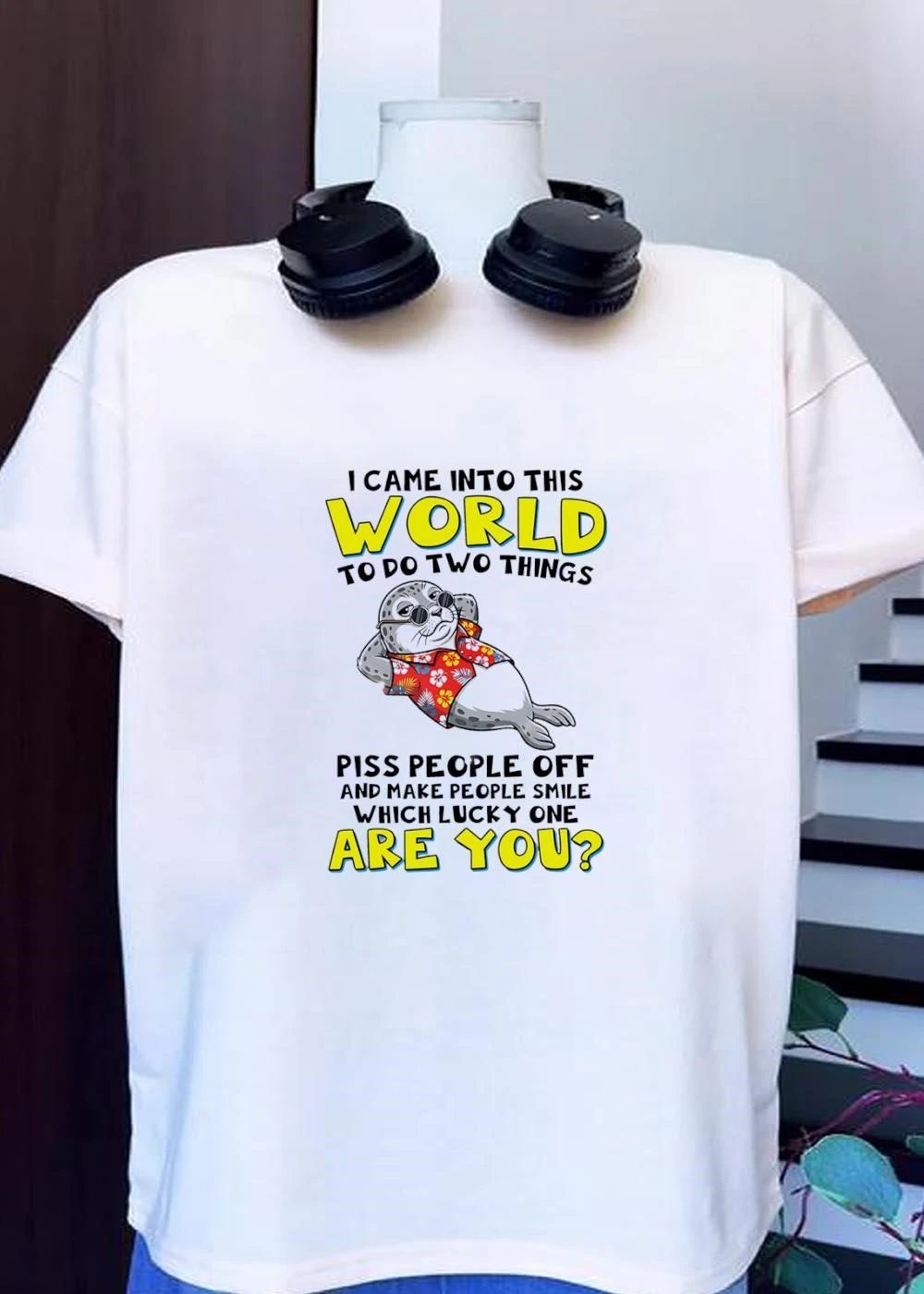 Sarcastic Seal Piss People Off Make People Smile Humorous Shirt
