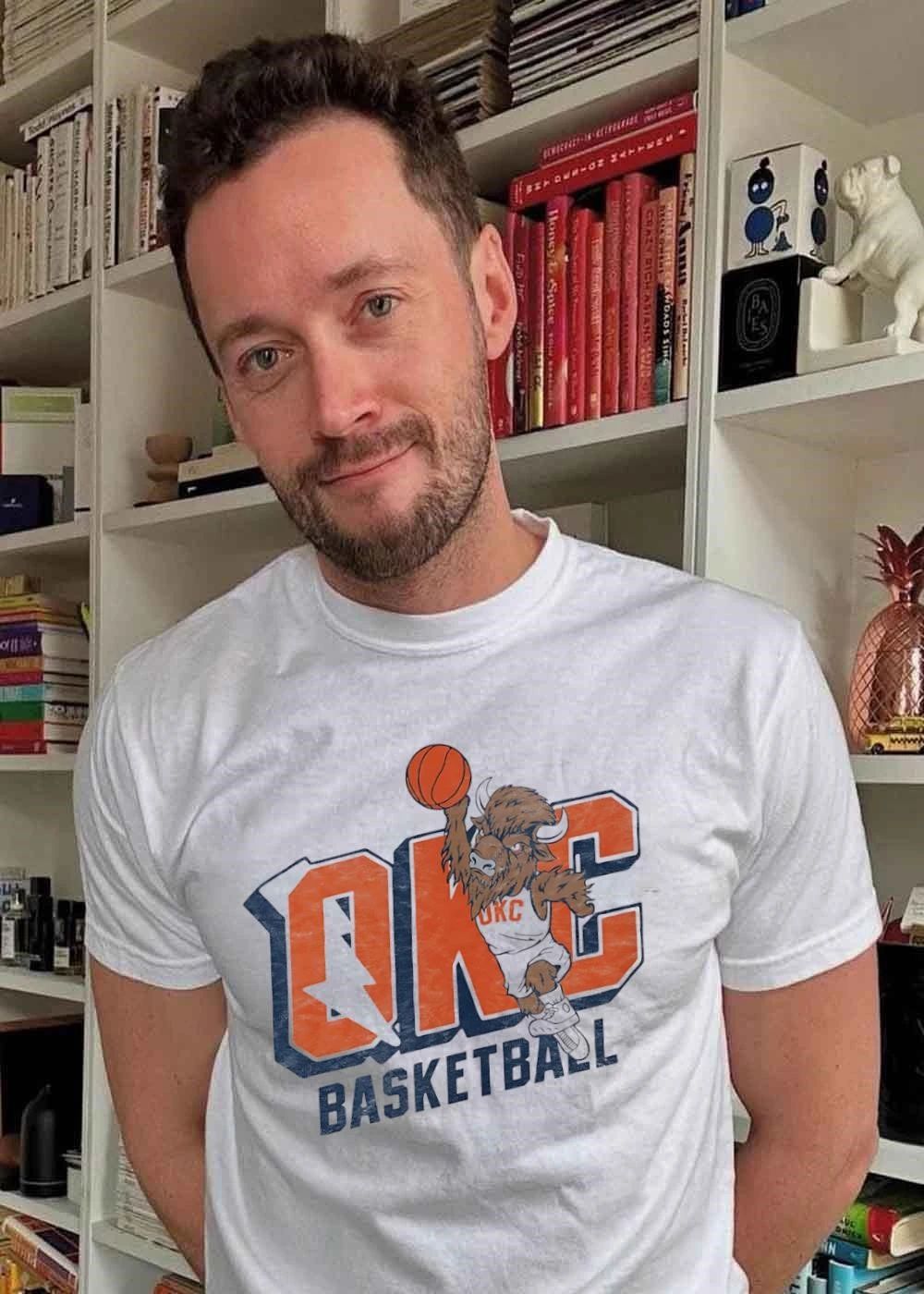 Rumble Oklahoma City Thunder basketball NBA OKC basketball shirt