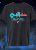 Hills and Dales Ice House Thatcher Realty Group San Antonio Spurs T-Shirt