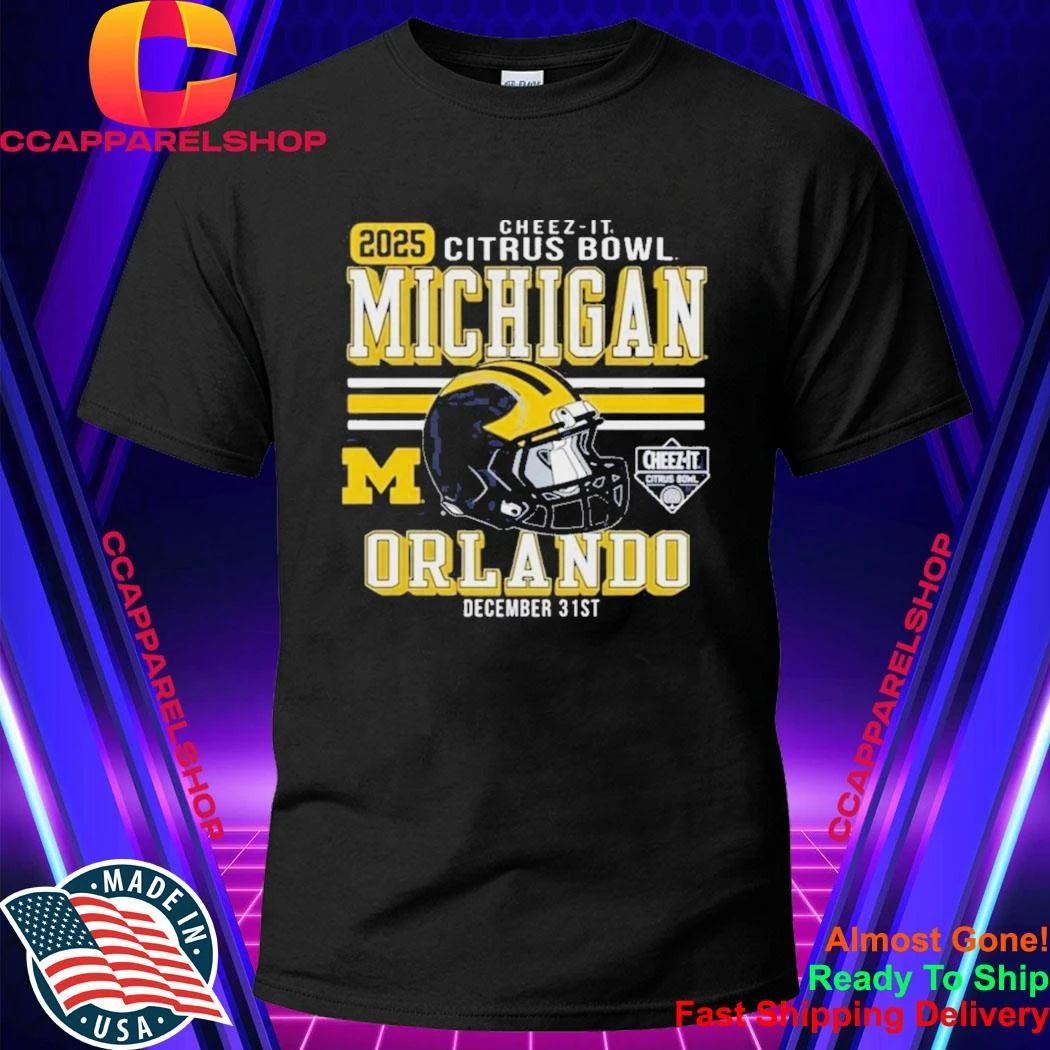 Michigan Wolverines Football Cheez-It Citrus Bowl Shirt