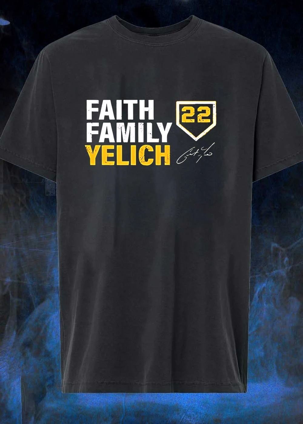 Faith Family Yelich 22 shirt