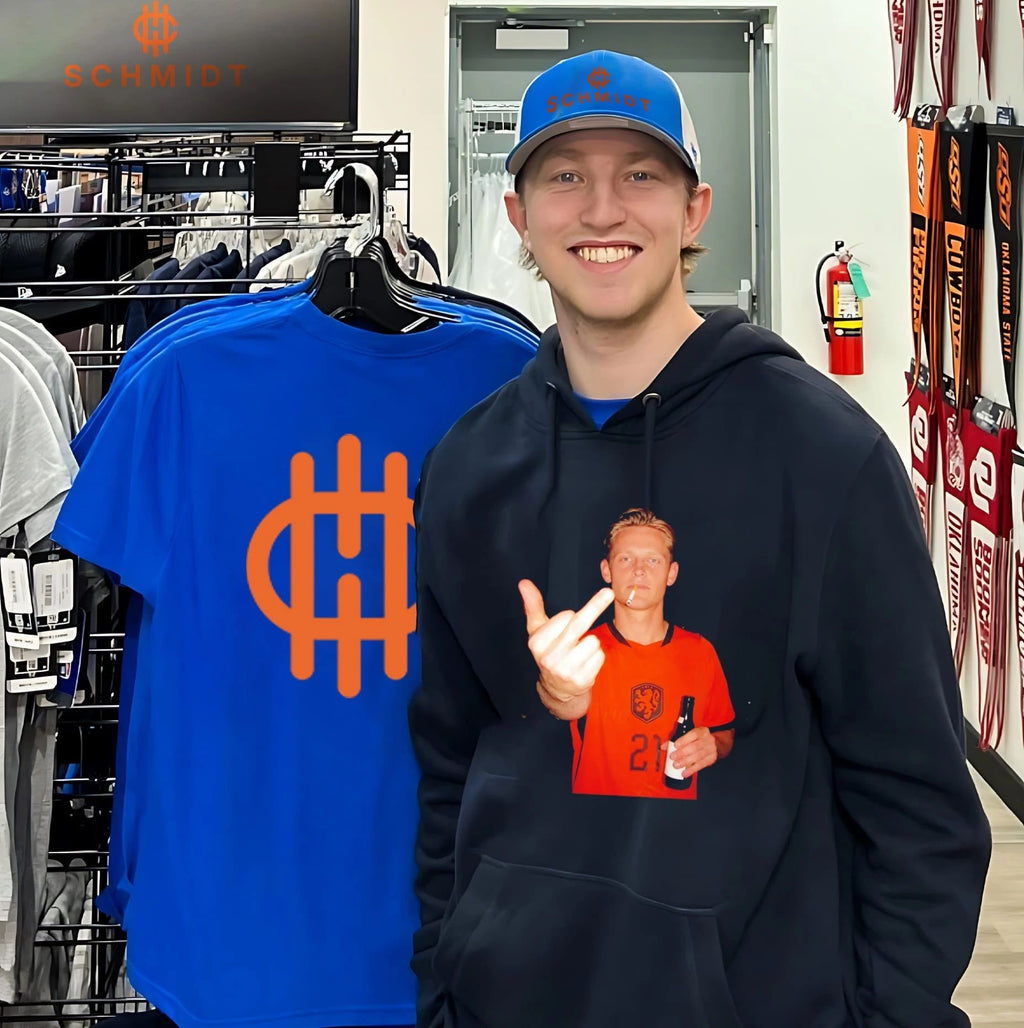 Frenkie de Jong Netherlands National Football Team middle finger shirt