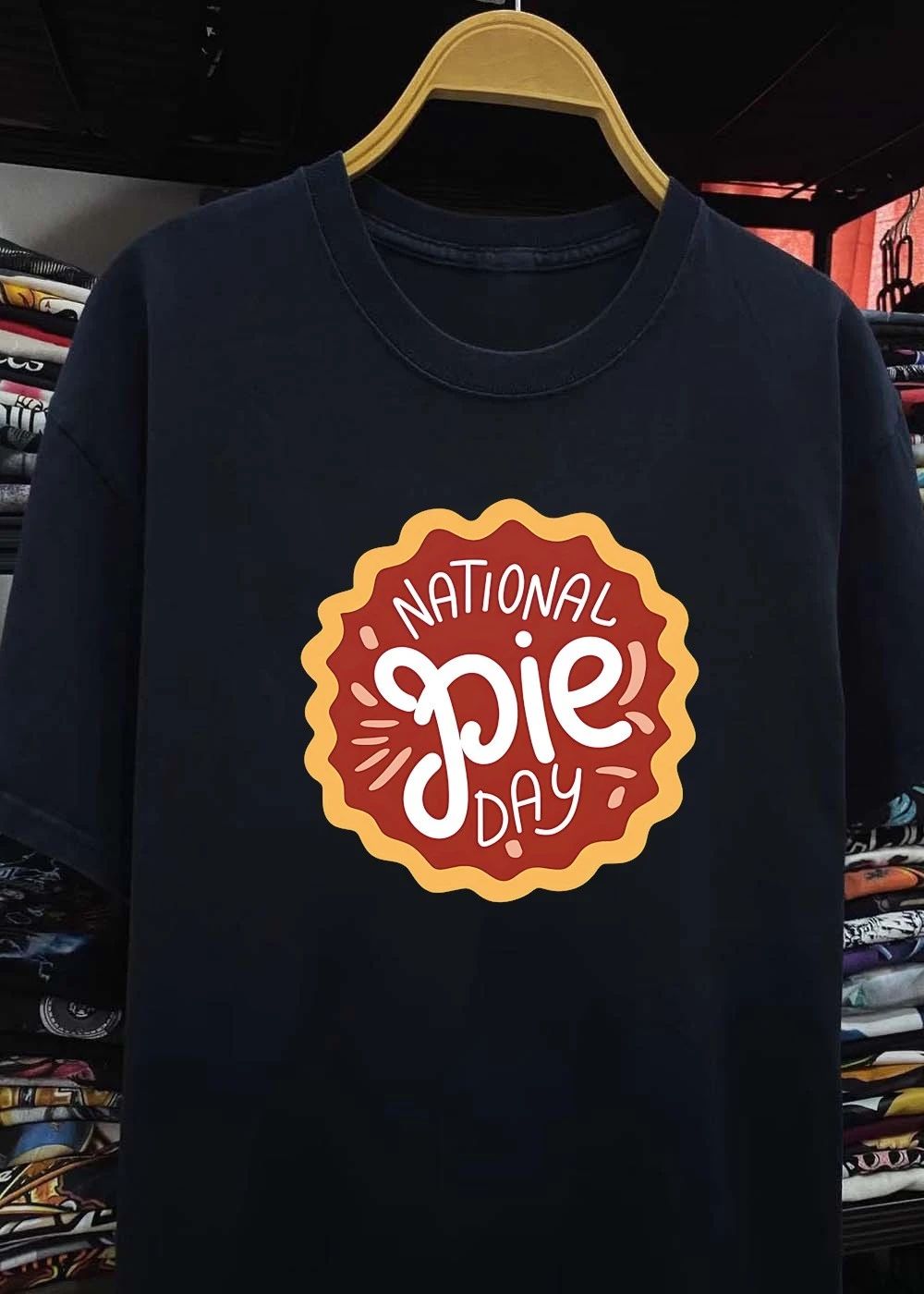 National Pie Day logo shirt