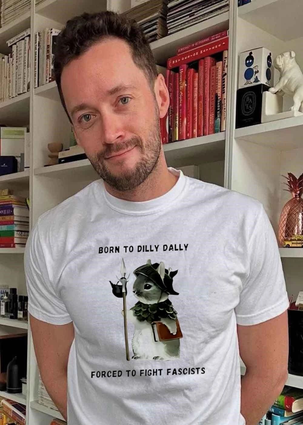 Woodland Guardian born to dilly dally forced to fight fascists shirt