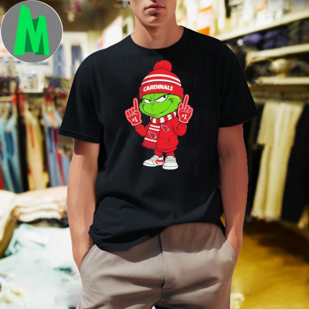 Grinch Arizona Cardinals Logo Shirt