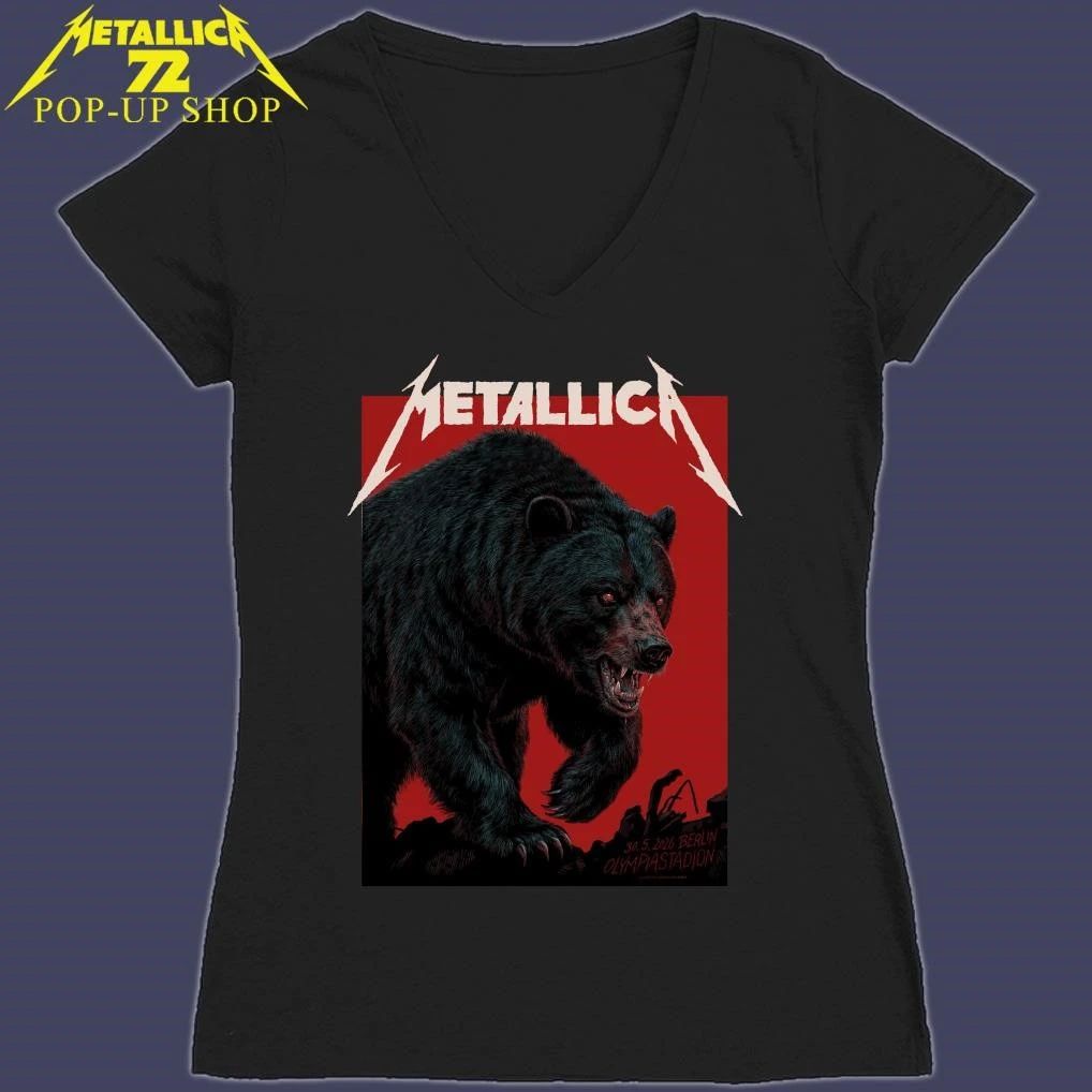 Metallica M72 Berlin Mai 30, 2026 Olympiastadion in Berlin, Germany Art By Janta Island Pop-Up Shop T-Shirt