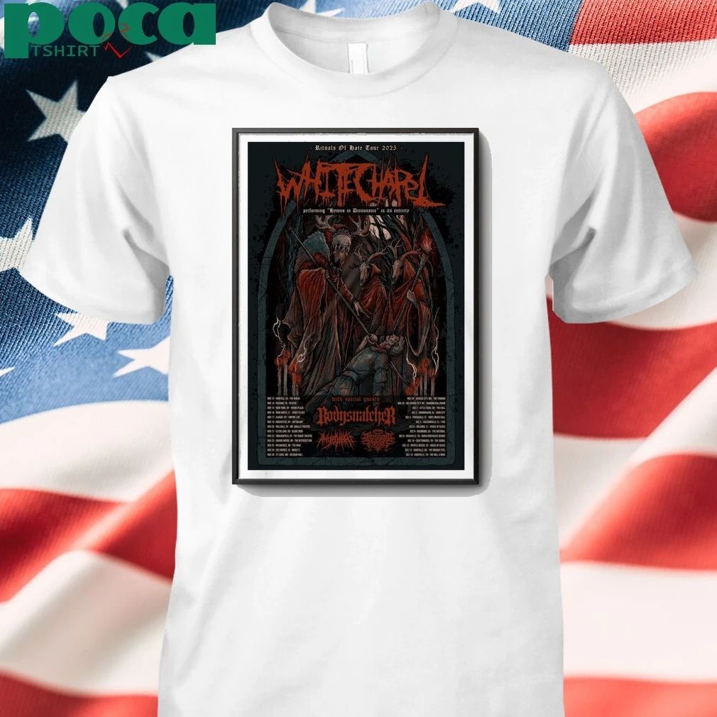 Whitechapel Tour Nov + Dec 2025 Poster shirt