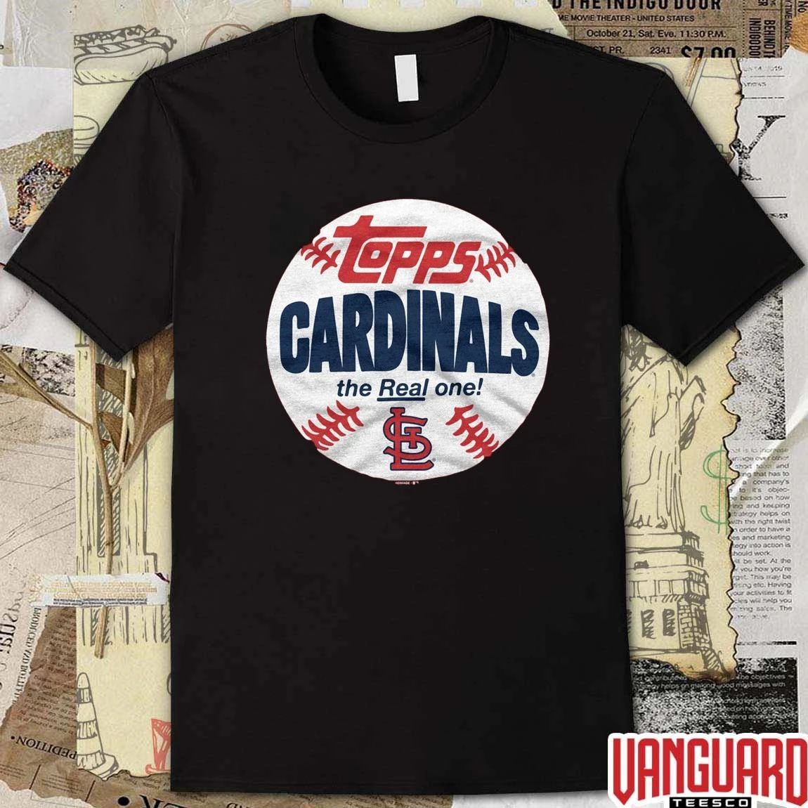 St. Louis Cardinals MLB 2026 x Topps Baseball The Real One t-shirt