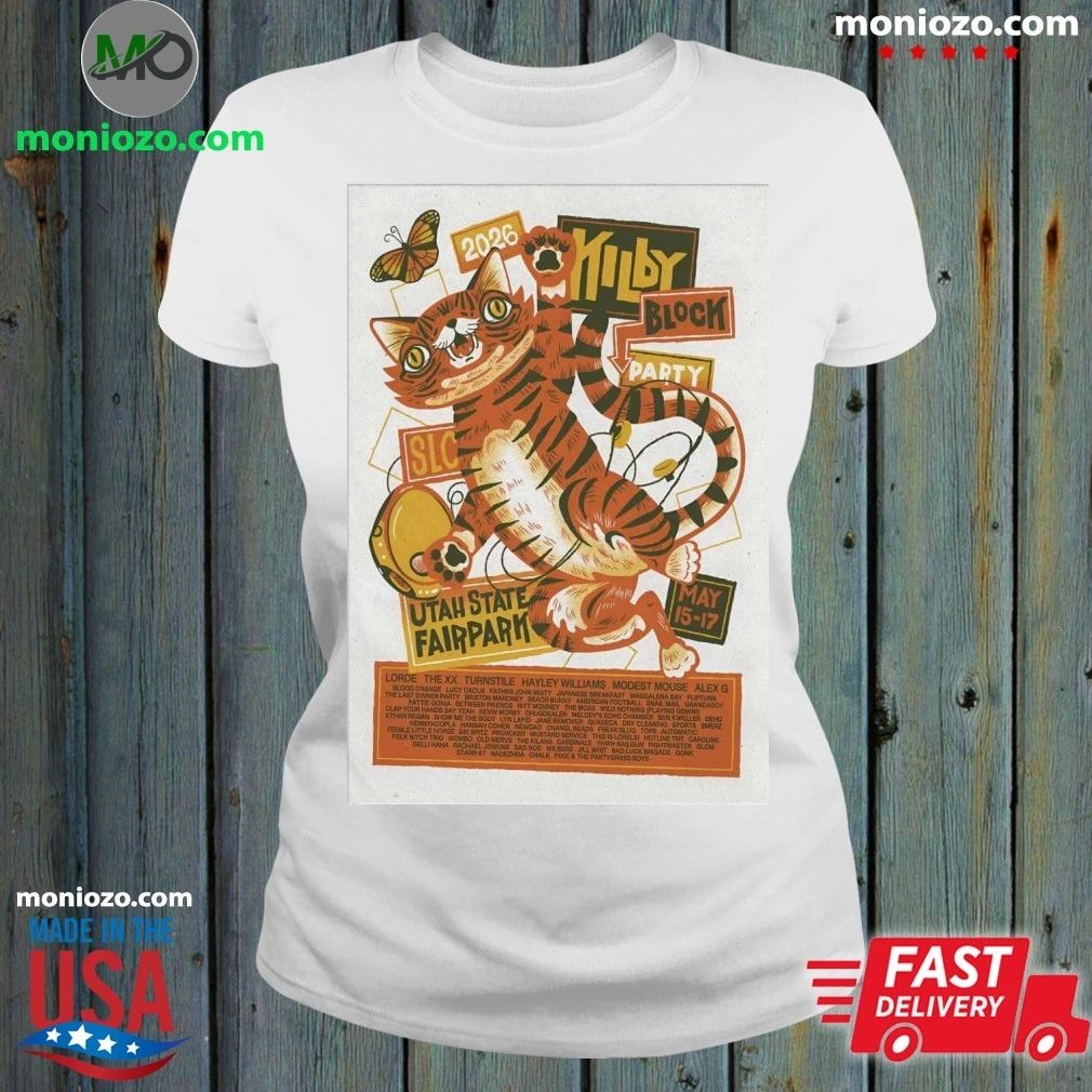 Kilby Block Party Salt Lake City UT 5 15-5 17 2026 Poster Shirt