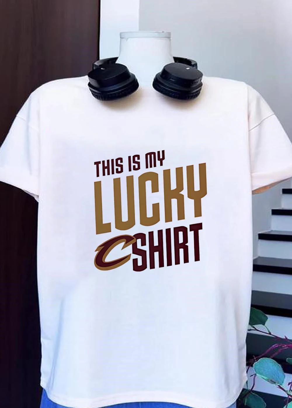 Cavaliers Apparel This Is My Lucky Shirt Cleveland Cavaliers T-Shirt