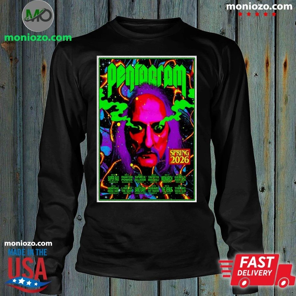 Original Pentagram Spring Tour 26 Poster Shirt