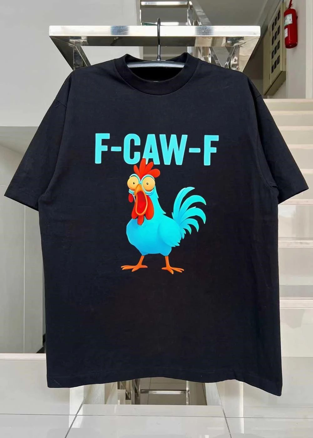F-Caw-F Rooster Chicken Farm Animal Humor Bird Lovers shirt